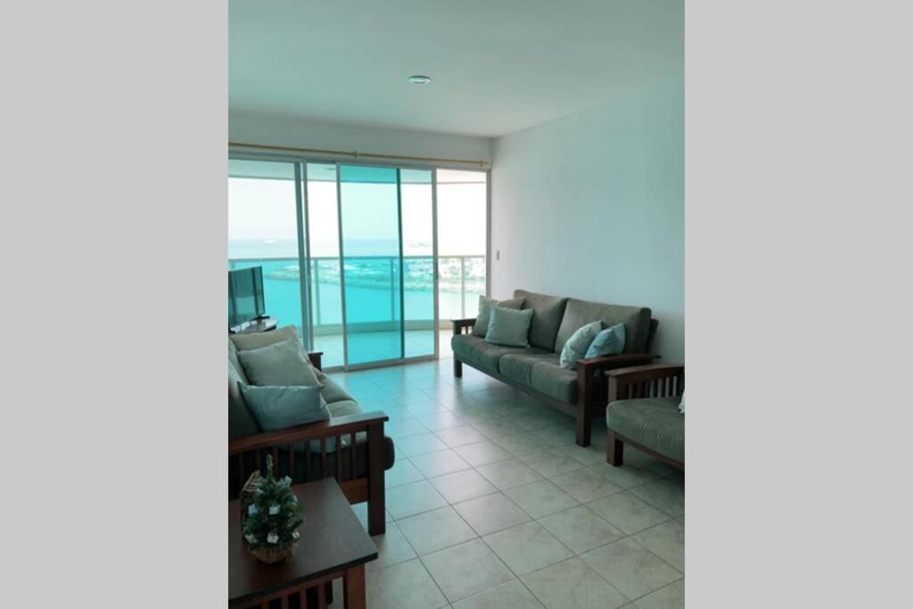 Dpto. Privado Frente Al Mar Con Vista Espectacular Apartamento Salinas  Exterior foto